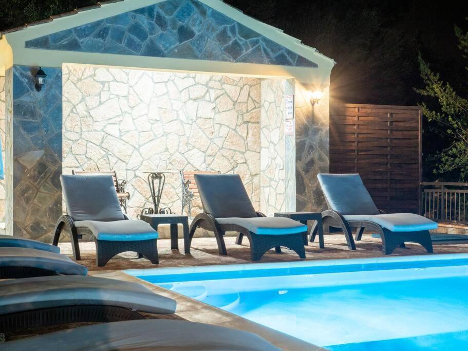 Poli House Family Villa W/ Pool Corfu  Eksteriør billede